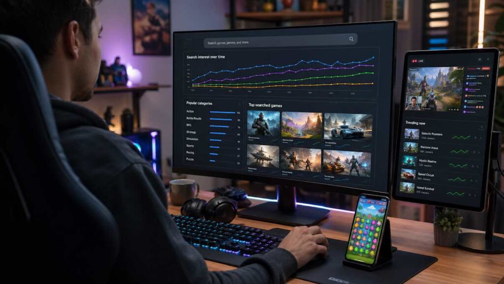 Giochi online più cercati del momento: cosa stanno cercando davvero gli utenti